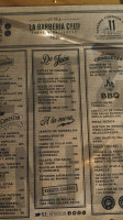 La Barbería menu