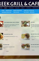 Greek Grill And Cafe menu