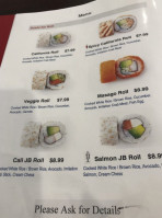 Favor Sushi menu