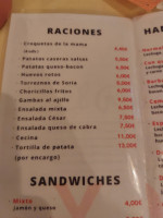 El Rincon De Yoli menu