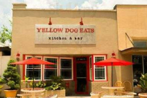 Yellow Dog Eats outside