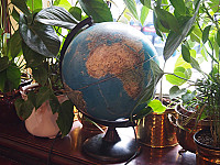 The Globe outside