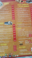 Kebab Estambul Valenza menu
