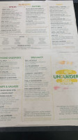 Unburger Grill menu