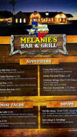 Melanie's Grill menu