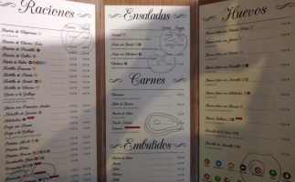 Restaurante El Barrio menu