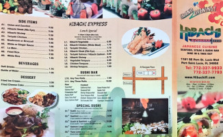 Hibachi Express Japanese Cuisine menu