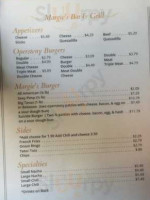 Margie's And Grill menu