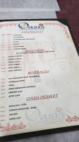 Oasis menu