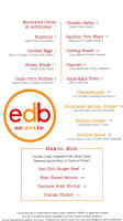 E.d.b. menu