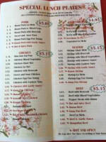 New China Fun menu