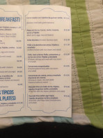 Catrachos International menu