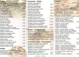 La Terraza menu