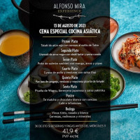 Alfonso Mira food