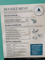 Sea Salt Fish Market menu