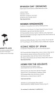 Barcelona Wine menu