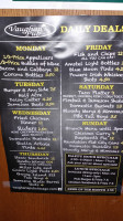 Vaughans Pub Grill menu