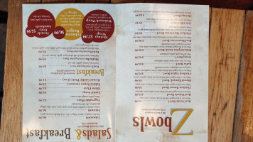 Zait And Zaatar menu