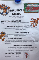 Eddy's Awesome Shrimp menu