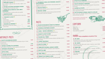 San Martino menu