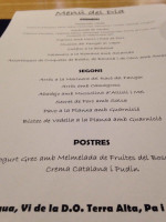 Nicanor menu