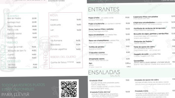 Insua Costa Da Morte menu