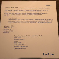 The Love menu