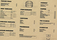 Mag's Burgerbar menu