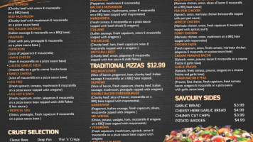 Nz Pizza Opotiki menu