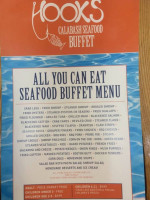 Hooks Calabash Seafood Buffet menu