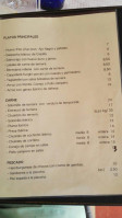 Cortijo Vistalegre menu