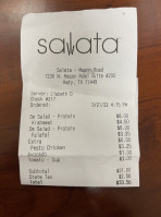 Salata menu