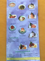 Oriental Sushi menu