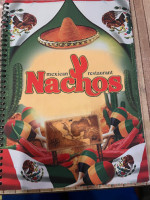 Nachos menu