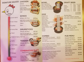 Bbq Chicken menu