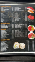 Shiawase Sushi Bar & Restaurant menu