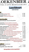Koekenbier Abcoude Abcoude menu