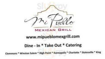 Mi Pueblo Mexican Grill menu