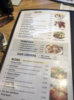 Aka Ramen Sushiya menu