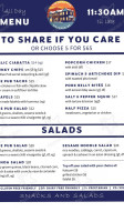 Blue Pub Methven menu