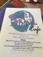 Sweet Basil Cafe food