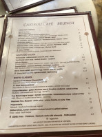 Caribou Cafe menu