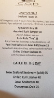 Cod Seafood House Raw menu