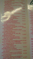 Pasta Vino Ii Aalsmeer menu