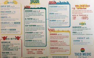 Taco Medic Frankton menu
