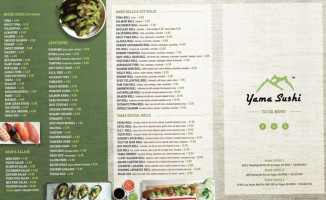 Yama Sushi The Strip menu