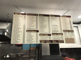 Boba Ninja menu