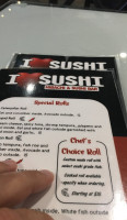 I Heart Sushi menu