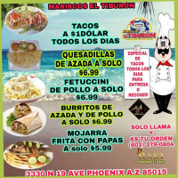 Mariscos El Tiburon food