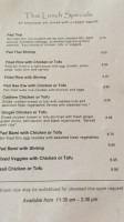 Talay Chicago menu
